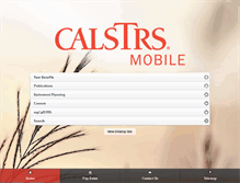 Tablet Screenshot of calstrs.com